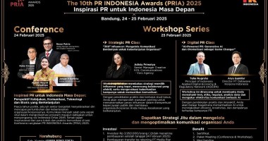 Sesi Conference & Workshop PRIA 2025 di Bandung Makin Dekat, Jangan Terlewat