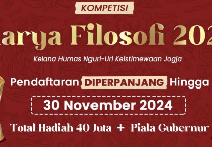 Masih Ada Peluang, Pendaftaran Kompetisi Karya Sumbu Filosofi 2024 Diperpanjang!