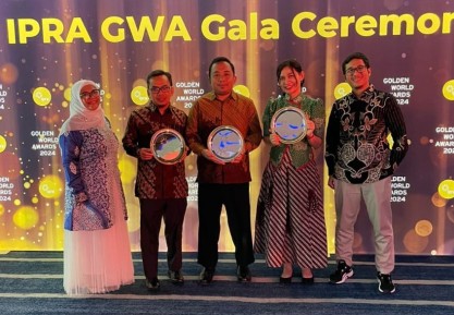 Kemenkeu Borong 3 Trofi di Ajang IPRA Golden World Awards 2024