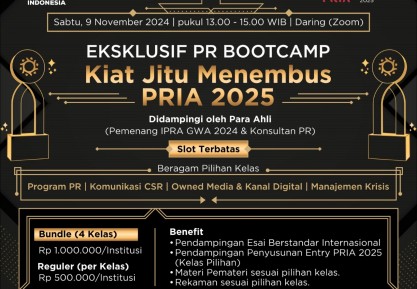 PENDAFTARAN PR BOOTCAMP PRIA 2025