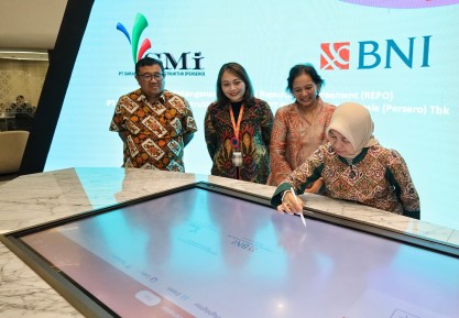 BNI dan SMI Dorong Pembiayaan Proyek Infrastruktur Stretegis Lewat Kerja Sama Repo Rp550M