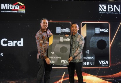 BNI Luncurkan Kartu Kredit BNI Mitra10 Visa Signature