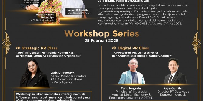 Jangan Lewatkan Sesi Conference & Workshop PRIA 2025!