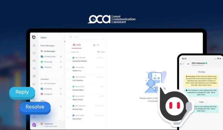 Telkom Dukung Implementasi CRM dengan Meluncurkan Platform OCA