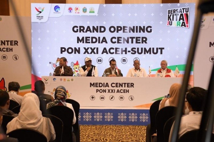 “Media Center” PON XXI Aceh-Sumut 2024 Dinilai Baik oleh Berbagai Pihak