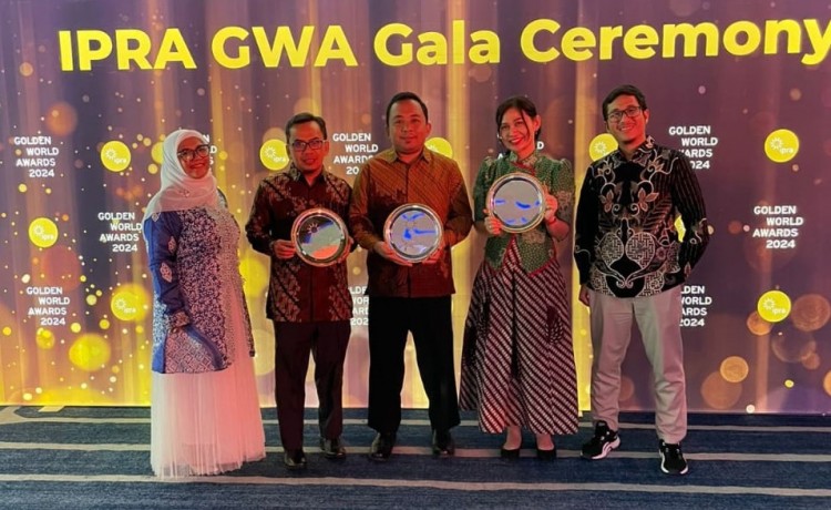 Kemenkeu Borong 3 Trofi di Ajang IPRA Golden World Awards 2024